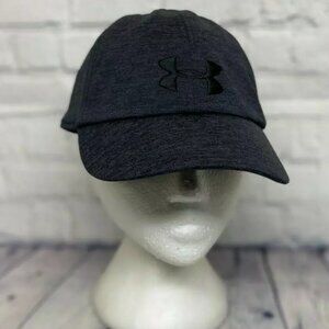 Under ARMOUR Women Hat Running Cap UA OSFA Strap Back Gray Light Polyester